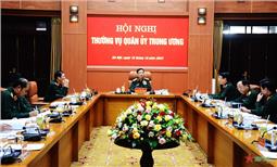 Đại tướng Phan Văn Giang chủ trì Hội nghị Thường vụ Quân ủy Trung ương